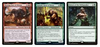 At the beginning of combat on your turn, creatures you control get +3/+3 and gain trample until end of turn. Moraug Kamahl Return Card Kingdom Blog