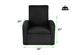 Stash Folding Kids Sofa Chair With Built In Storage Modern Childrens Ottoman Cube Living Room Playroom Lounge Toddler Plush Upholstered Arm Chair Storage Chair