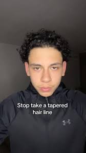 tapered hairline