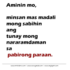 Sabihin mo ng harap harapan kaysa sa nagpaparinig ka. Best Patama Quotes Tagalog Love Quotes Tagalog Love Quotes Tagalog Quotes Hugot Funny Tagalog Quotes