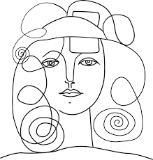 Womans Head Picasso Woman Art Print By Graphicworldgifts X Small Picasso Drawing Picasso Paintings Picasso Art
