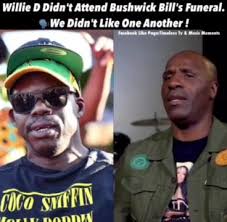 Willie D explained to VladTV why he didn't plan to go to Bushwick Bill's  funeral, explaining that they didn't like one another and he feels like it  would bring negative energy. Willie explained that ...