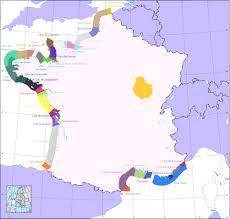 Http Upload Wikimedia Org Wikipedia Commons C Ca C Les Cotes De France Carte De France Geographie France
