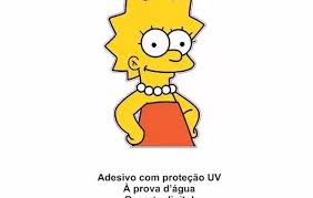 Nosso querido youtuber mussoumano vai fazer um rap com 70 personagens do desenho os simpsons. Adesivo Lisa Simpson Simpsons Personagens No Elo7 Power Adesivos D9a44a