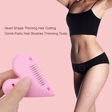 This method won't get rid of every last strand, but it can help restore order below the belt if you feel like things have gotten a bit wild. Hair Trimmers Femal Hair Removal Epilator Heart Shape Thinning Hair Cutting Comb Pubic Hair Brushes Trimming Tools Buy At The Price Of 1 28 In Aliexpress Com Imall Com
