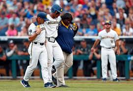 This tournament determines the winner of the ncaa division i baseball championship. Jordan Nwogu Needed Help Off The Field After Injury