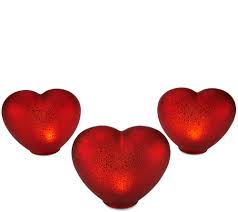 Mercury Glass Hearts From Valerie Parr Hill Qvc Com Mercury Glass Glass Heart Mercury Glass Lighting
