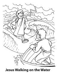 Few kids can resist a good science experiment, and i have always found the best ones to be those that are easy to set up, use materials you already have around the home, and are as fun or interesting for you as they are for them. Jesus Walking On Water Coloring Page Eldamian Net Coloring Library