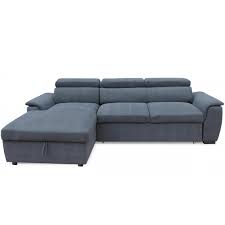 Canape cuir convertible 3 places pas cher. Canape D Angle Convertible Tissu Gris Orora 3 Suisses