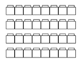 Black and white columns of cubes with numbers. Unifix Worksheets Teaching Resources Teachers Pay Teachers