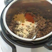 Instant pot (ground turkey) minestrone soup. Instant Pot Taco Meat From Frozen Ground Beef The Recipe Rebel
