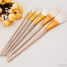 buy 6pcs set artist paint brushes set wool hair watercolor acrylic oil painting brush kids gift painting su acrylic oil painting painting supplies oil painting