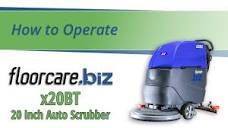 How to Operate the floorcare.biz x20BT - YouTube
