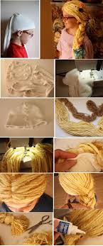 Yunle Rapunzel Peruk Calismasi Yarn Wig Rapunzel Wig Rapunzel Costume