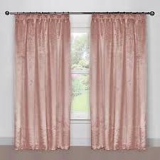 The sizes quoted are for each curtain panel. Crushed Velvet Pair Of Standard Lined Curtains Freemans