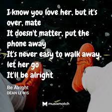 Put your phone away in another room. Be Alright Dean Lewis