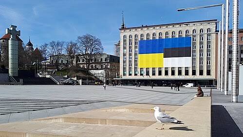 Площадь Свободы, Таллин — место съёмок фильма «Довод»