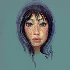 II think this painting fits the tonalism technique. . Gouache