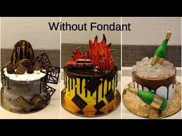 We have scoured some of the most delicious cakes to choose from. Birthday Cake Ideas For Men Father S Day Cake Ideas Without Fondant Cake For Men Youtube