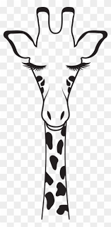 Baby giraffe clipart black and white. Free Png Giraffe Black And White Clip Art Download Pinclipart