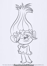 Grossartige Wie Zeichnet Man Die Mohnprinzessin Von Trollen Drawingtutorials1 Poppy Coloring Page Disney Coloring Pages Cartoon Coloring Pages