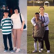 Since last summer, it is said that the real madrid superstar has been fathering a son whose mom's name is officially unknown. Teamcronaldo On Twitter Cristiano S Mother With His Son Cristiano Ronaldo Cristiano S Mother With His Grandson Cristiano Ronaldo Jr Https T Co Pmunu1t06t