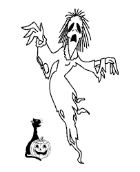 We have strong associations between colors and certain holidays, but why? Free Scary Halloween Coloring Pages Coloring Home