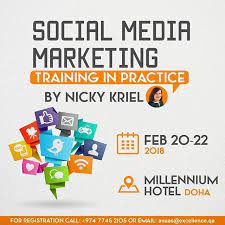 Looking Forward To Running A Socialmediamarketing Training Course In Doha Qatar In Febr Social Media Marketing Training Social Media Marketing Social Media