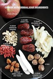 Chinese Apple Herbal Soup Ingredients Sweet Soup Confinement Food Food
