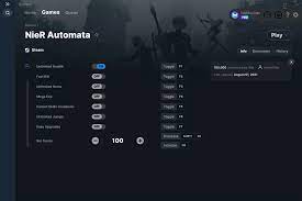 Automata for playstation 4 (ps4). Nier Automata Cheats And Trainers For Pc Wemod