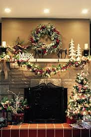 Christmas Mantel Decorating Ideas On The Cheap 24 Decomagz Christmas Mantle Decor Christmas Mantel Decorations Christmas Fireplace Decor