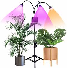 I've been doing a lot of research and it's blowing my mind lol. Amazon Com Grow Lights With Stand Juhefa Full Spectrum Tri Head 60w Led Floor Plant Light For Indoor Plants Timing 3 9 12h Tripod Adjustable 15 47 Inch Garden Outdoor
