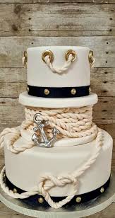 Nautical Themed Engagement Cake Cool Wedding Cakes Engagement Cakes Nautical Wedding Cakes