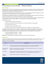 An example of survey question that, if asked on a website page, will give actionable advice and a visualization of survey results inside the hotjar dashboard. Https Www Qgso Qld Gov Au Issues 671 Presenting Survey Results Report Writing Pdf