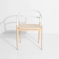 Dojo Armchair Natural Beech White Steel Dojo Is A Set Of Table And Chairs Designed By Amandine Chhor And Aissa Logerot Chair Design Elegant Design Armchair