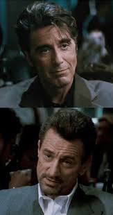 Cảnh ăn ở nhà hàng kinh điển trong phim "Heat" (1995), nơi De Niro và  Pacino thể hiện một màn diễn xuất đỉnh cao. Cảnh này là một khoảnh khắc  then chốt