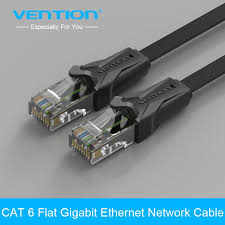 vention rj45 connector high speed utp cat 6 ethernet cable flat gigabit network cable rj45 patch lan cord for pc l computer router network cable ethernet cable