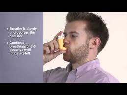 Most people with asthma use an inhaler. How To Use An Inhaler Youtube