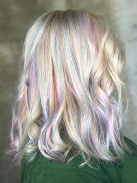 Platinum, pearl, and ash blonde…these are the flattering cool blonde hair colors that await at the hair salon. Originally Normal Highlighted Blonde Hair But We Did Root To End Blonde This Time Washed Dried And Pink Blonde Hair Purple Blonde Hair Pink Purple Blue Hair