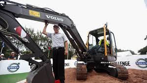 When south african louis oosthuizen isn't busy plotting his away around torrey. Leader Oosthuizen Wins A Car Swaps It For An Excavator