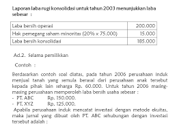 Posted on march 19, 2015. Contoh Soal Laporan Keuangan Konsolidasi Dan Jawabannya Contoh Soal Terbaru