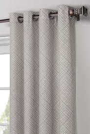 Window Elements Stockholm Printed Cotton Extra Wide 104 X 96 In Grommet Curtain Panel Pair Grey Want Addit Cheap Curtains Curtains Fabric Window Coverings