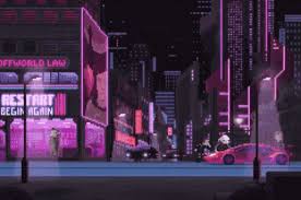 The best gifs are on giphy. Night Aesthetic Gif Night Aesthetic 80s Gifs Pixel Animation Pixel Art Retro Art