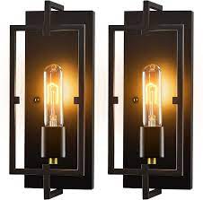 Our wall lamps can help brighten every corner of even the most light deprived spaces, while adding a classically subtle touch of style to enhance your personal décor. Amazon Com Wall Sconces Wall Lights Set Of 2 Rustic Home Decor Wall Lamp Bathroom Light Fixtures Farmhouse Lighting Industrial Wall Decor For Bedroom Living Room Kitchen Bar E26 Base Hardwired Bulb Included Home Improvement