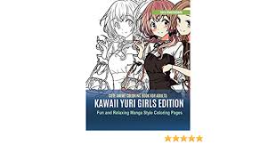 We have collected 40+ easy anime coloring page images of various designs for you to color. Cute Anime Coloring Book For Adults Kawaii Yuri Girls Edition Fun And Relaxing Manga Style Coloring Pages Amazon De Illustrations Sora Fremdsprachige Bucher