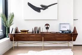 A Modular Credenza Table Designed To Truly Showcase Your Vinyl Collection In 2020 Vinyl Storage Record Player Stand Best Record Player