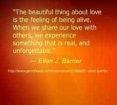 Quote #Love “The beautiful thing about love is the feeling of ... via Relatably.com