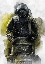 Rainbow Six Siege Watercolour Operators Blitz Displate Artwork By Artist Patrick Keplinger Part Of A Rainbow Six Siege Art Gaming Posters Rainbow Wallpaper