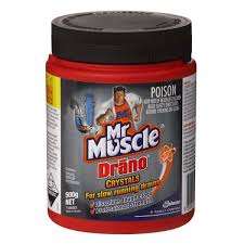 It can be a helpless feeling when a clogged kitchen sink won't drain. Mr Muscle Drano Crystals Tub 500g Big W