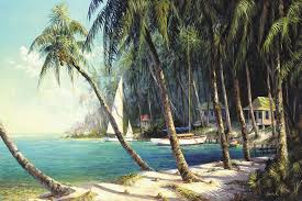 Baly Cove Art Fronckowiac Beach Scenes Tile Murals Beach Art